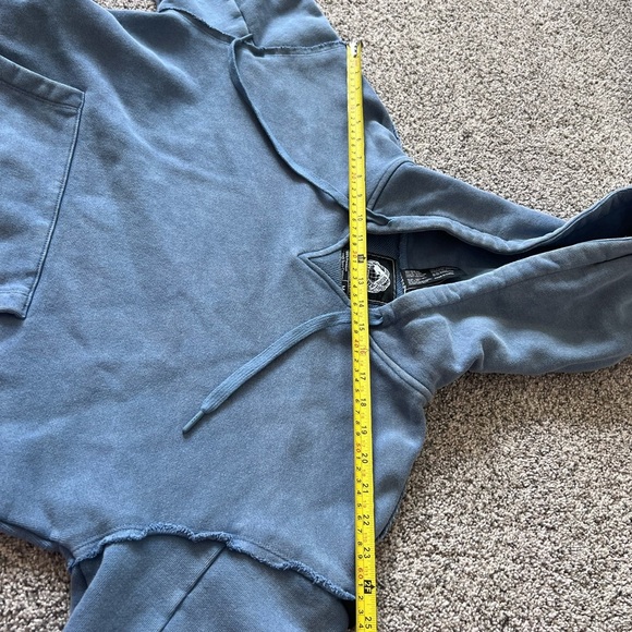 Alphalete Very Terry Hoodie Blue 100% Premium French Terry Cotton Women’s Size M - Picture 5 of 7